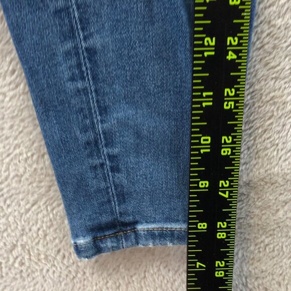 2 American Eagle Women Jeans Size 00 Lot Of Two Distressed Blue Denim Skinny Leg - Picture 6 of 16
